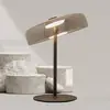 Image de Zambelis Lampe de table LED 23054, gris fumé, verre, hauteur 52 cm