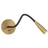 Image de Zambelis Lampe de lecture LED H63 avec bras flexible, laiton mat