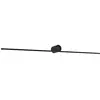 Image de Zambelis Applique murale LED pour salle de bain 20145 noir sable Largeur 60 cm