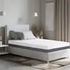 Image de Matelas Simple à Mémoire de Forme Made in Italy | Orthopédique Fermetée Moyenne | Système Anti Points de Pression | Hypoallergénique, Anti Bactéries et Acariens | Haute Respirabilité | 100 x 190