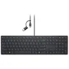 Image de Dell KB525C - Clavier de Collaboration Filaire USB Type-C en français AZERTY, Noir - Compatible Microsoft Teams et Zoom