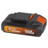Image de Batterie Dual Power POWDP9023 - pour Outils de Bricolage sans Fil de 20 V - LED dIndication de Puissance - Plateforme de Batterie