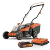 Image de Tondeuse à batterie 20V 34 cm de coupe DUAL POWER POWDPGLWS1 - Batterie 4Ah et chargeur inclus - Moteur brushless