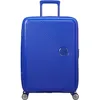 Image de American Tourister Soundbox - Valise Moyenne Rigide, 67 cm - Trolley à 4 Roues, Serrure TSA, Extensible & Légère, 71.5/81L, (Cobalt Blue)