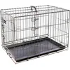Image de Flamingo Cage pour Chien Durable Ebo Taupe XL - 109x70x77cm - Pliable en Fil métallique avec Plateau - Qualité superieur
