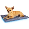 Image de Flamingo Tapis rafraichissant Chien - Tapis rafraichissant Chat - Taille S 66 x 56 x 6cm - Auto-refroidissant Matelas - qualité superieur - Reste Froid Plus Longtemps Lit rafraîchissant Drop Gris