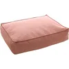 Image de Flamingo Coussin Avalon RECTANGULAIRE + Fermeture Eclair + Bord Vieux Rose 80x60x18CM
