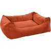 Image de Flamingo Lit pour Chien Chat Celeste Cognac - Coussin pour Chien Chat - Panier pour Chien Chat - 100x80x30cm - Lavable - Fond Anti-dérapant - Housse Amovible - Lieu de Couchage Doux et Confortable