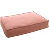 Image de Flamingo Coussin Avalon RECTANGULAIRE + Fermeture Eclair + Bord Vieux Rose 100x70x18CM