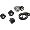 Image de GATES Jeu de courroies trapézoïdales à nervures K018PK2028HD EPDM (éthylène-propylène-diène-caoutchouc) Compatible avec DAF LF