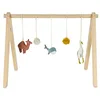 Image de Trixie - Arche d'éveil pour bébé - Portique en Bois avec Animaux et Pompons en Tricot Biologique