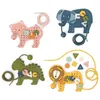 Image de Trixie Jeu à enfiler en bois avec animaux