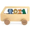 Image de Trixie Bus en Bois avec 4 Animaux