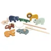 Image de Trixie - Jeu de pêche en Bois certifié FSC avec Cannes et Animaux magnétiques - Enfants à partir de 18 Mois