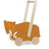 Image de Trixie - Chariot de marche à pousser en bois certifié FSC pour enfant à parir de 18 mois - Mr. Fox (Renard)