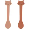 Image de Trixie - Lot de 2 Cuillères en Silicone pour Bébés et Enfants (Mrs. Cat (Chat))