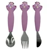 Image de Trixie Mme Peacock Lot de 3 couverts pour enfant