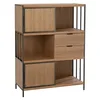 Image de J-Line Armoire Divers Compartiments - Bois/métal - Naturel
