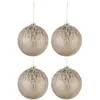Image de J-Line Décoration de Noël - Boules de faïence Brownies