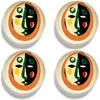 Image de Assiette à Petit-Déjeuner Serax | Vaisselle Feast par Ottolenghi | 4 Assiettes à Dessert | Service de Table en Grès aux Couleurs Assorties | Vaisselle pour Dîner à la Maison, Fête, Noël