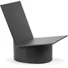 Image de Fauteuil Valerie en acier laqué Serax Noir taille unique