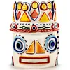 Image de Serax Ottolenghi Sicile Vase à Fleurs | Tête colorée en grès | Décoration d'intérieur pour Salon pour Table Basse, décorations de Cuisine | Décoration Moderne de Table d'entrée ou pour étagères