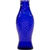 Image de Carafe en verre pour l'eau | Collection Fish & Fish par Paola Navone | Carafe 850 ml | Bouteille transparente bleu foncé pour boissons | Convient comme vase