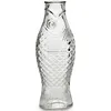 Image de Carafe en verre pour l'eau | Collection Fish & Fish par Paola Navone | Carafe 850 ml | Bouteille transparente pour boissons | Convient comme vase