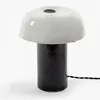 Image de [W0725] Lampe de table Blanc/Noir Celine N°2 Stoneware Bleu L 20 W 20 H 21 cm Anita Le Grelle