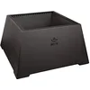 Image de White fire Braséro Pit en Acier Corten, Noir-95x73x50
