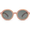 Image de KOMONO Bébé Blush Lunettes de soleil rondes pour bébé avec protection UV et verres résistants aux rayures, pour bébé, filles et garçons unisexes de 0 à 1 an