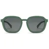 Image de KOMONO Matty Jr. Sauge Lunettes de soleil carrées pour enfant avec protection UV et verres résistants aux rayures, pour tout-petit, enfant, filles et garçons unisexes de 3 à 5 ans