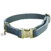Image de Kentucky Dogwear - Collier pour Chien - Velours - Bleu Clair L - 42-68cm