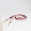 Image de Laisse de chien velvet old rose size L 2m