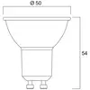 Image de Sylvania Réflecteur LED GU10 7W 4.000K 36° 610 lm blanc