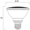 Image de Sylvania Réflecteur LED E27 11W PAR30 3.000K à intensité variable 36° 820lm