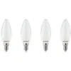 Image de Led flamme dépolie E14 470lm 2700k blanc confort boite x4