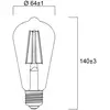 Image de Sylvania E27 filament LED ST64 4 W 2 700 K 840 lm