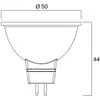 Image de Sylvania Ampoule LED SUPERIA RETRO GU5.3 MR16 4,6 W 830 460 lm 36°