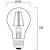 Image de Sylvania ToLEDo Ampoule LED rétro E27 4,1W 4er Mix