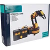 Image de Velleman Bras Robot éducatif avec 5 Moteurs, articulations Mobiles et lumière LED, kit STEM pour Adolescents et Adultes, Jouet robotique à Assembler soi-même avec Piles