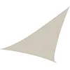 Image de Perel Voile d’ombrage Triangulaire 3.6 x 3.6 x 3.6 m en Polyester Respirant et déperlant pour Jardin et terrasse, Protection UV 90%, crème