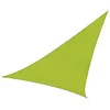 Image de Perel Voile d’ombrage Triangulaire 5 x 5 x 5 m pour Jardin et terrasse, Polyester Respirant et déperlant, Protection UV 90%, Anneaux INOX, Vert Citron