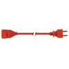 Image de Perel Rallonge, H05VV-F 3G1.5, 20 m, 16 A/230 V, 3500 W, Type E/F, Schuko, Usage intérieur, PVC, Orange