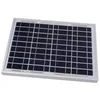 Image de Perel Panneau solaire polycristallin pour camping-cars et caravanes, haute efficacité même à faible intensité lumineuse, résistant aux intempéries et facile à installer, 10W