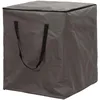 Image de Perel Housse de rangement pour coussins 75 x 75 x 90 cm, sac déperlant pour coussins d’extérieur, housse anti-UV avec poignées pour coussins de jardin et lounge