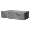 Image de Perel Housse rectangulaire pour salon de jardin 260 x 200 x 80 cm, imperméable et résistante aux UV, protection robuste contre la pluie et la saleté pour ensembles lounge et dining de taille moyenne