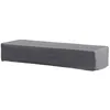 Image de Perel Housse d'extérieur pour chaise longue, gris, 200 cm x 75 cm x 40 cm