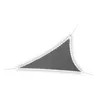 Image de Perel Voile d'ombrage, 170 LED solaires, Hydrofuge, 3,6 x 3,6 x 3,6 m, 160 g/m², IP44, Polyester, Triangulaire, Anthracite