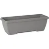 Image de Jardinière - GARDEN ID Teramo - Noir 60 cm - Solidité - Réserve deau intégrée - Recyclé & 100% recyclable - Volume pour plantes